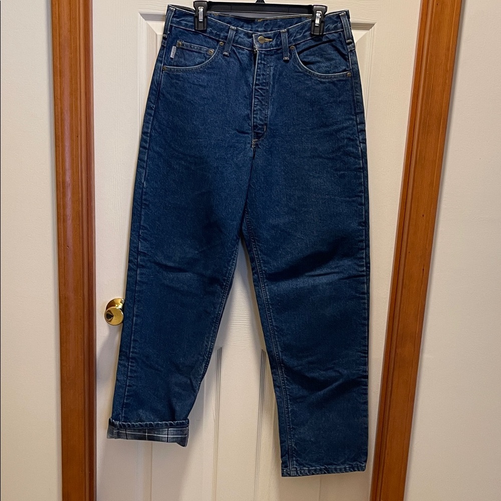 Carhartt Men's Flannel Lined Relaxed Jeans